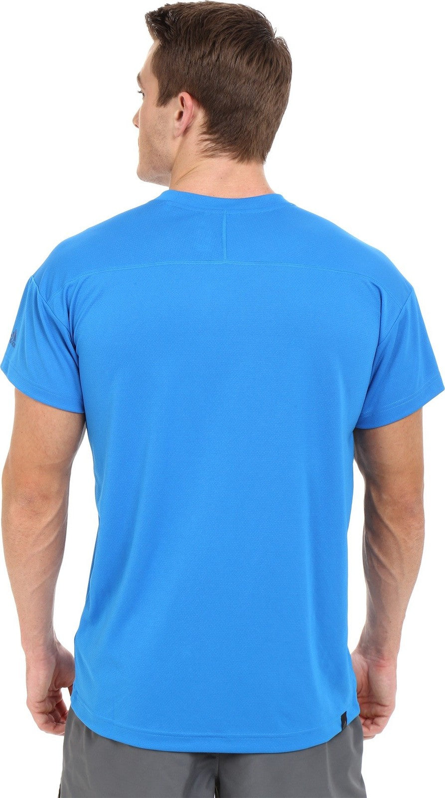 adidas Outdoor Men's Hi Dry T-Shirt, Shock Blue, Medium