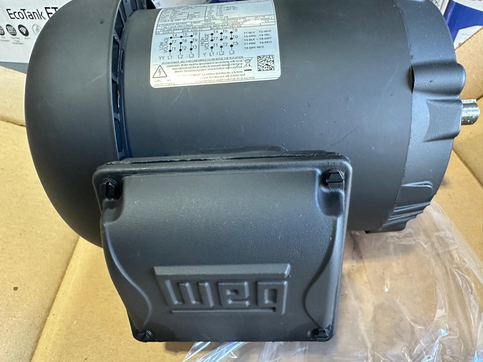 WEG 5018ES3E56C-S WEGMOTOR MOTOR 0.5HP 4P 56C WCF2