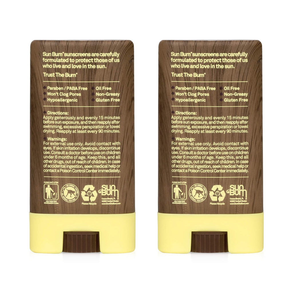 Sun Bum Face Stick 0.45-Ounce