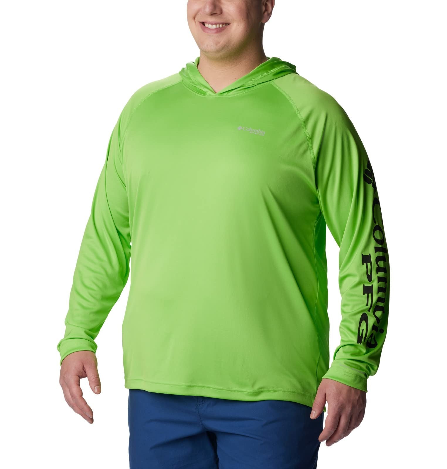 Columbia Men's Terminal Tackle Hoodie, White logo/Medium