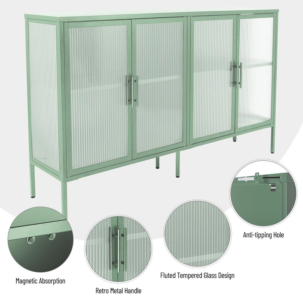 SPOFLYINN Sideboard Buffet Cabinet Kitchen Pantry Storage Cabinet