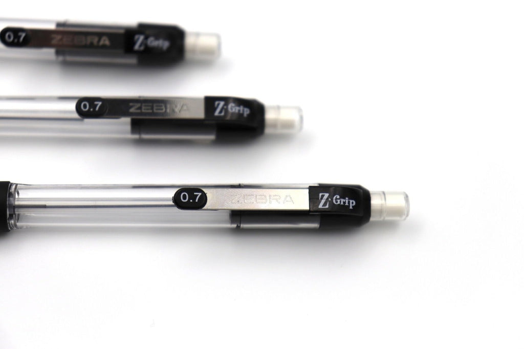Zebra Pen Z-Grip™ Mechanical Pencils, 0.7 mm, #2 Medium Lead, Clear Barrel, Pack