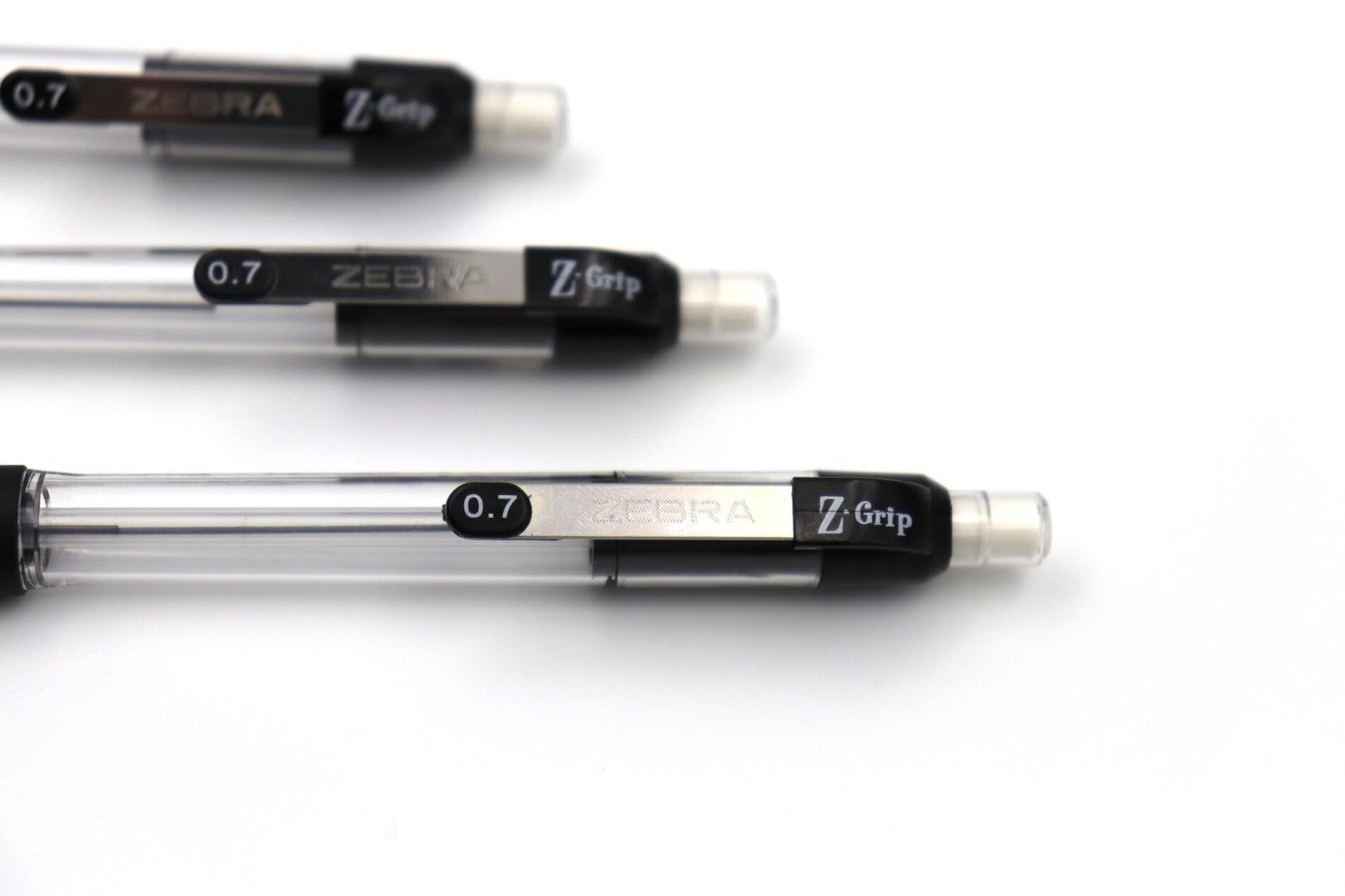 Zebra Pen Z-Grip™ Mechanical Pencils, 0.7 mm, #2 Medium Lead, Clear Barrel, Pack