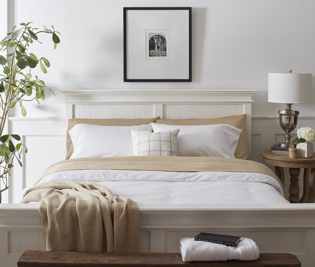 Grund Savannah Bedding Sheets, Queen, Driftwood