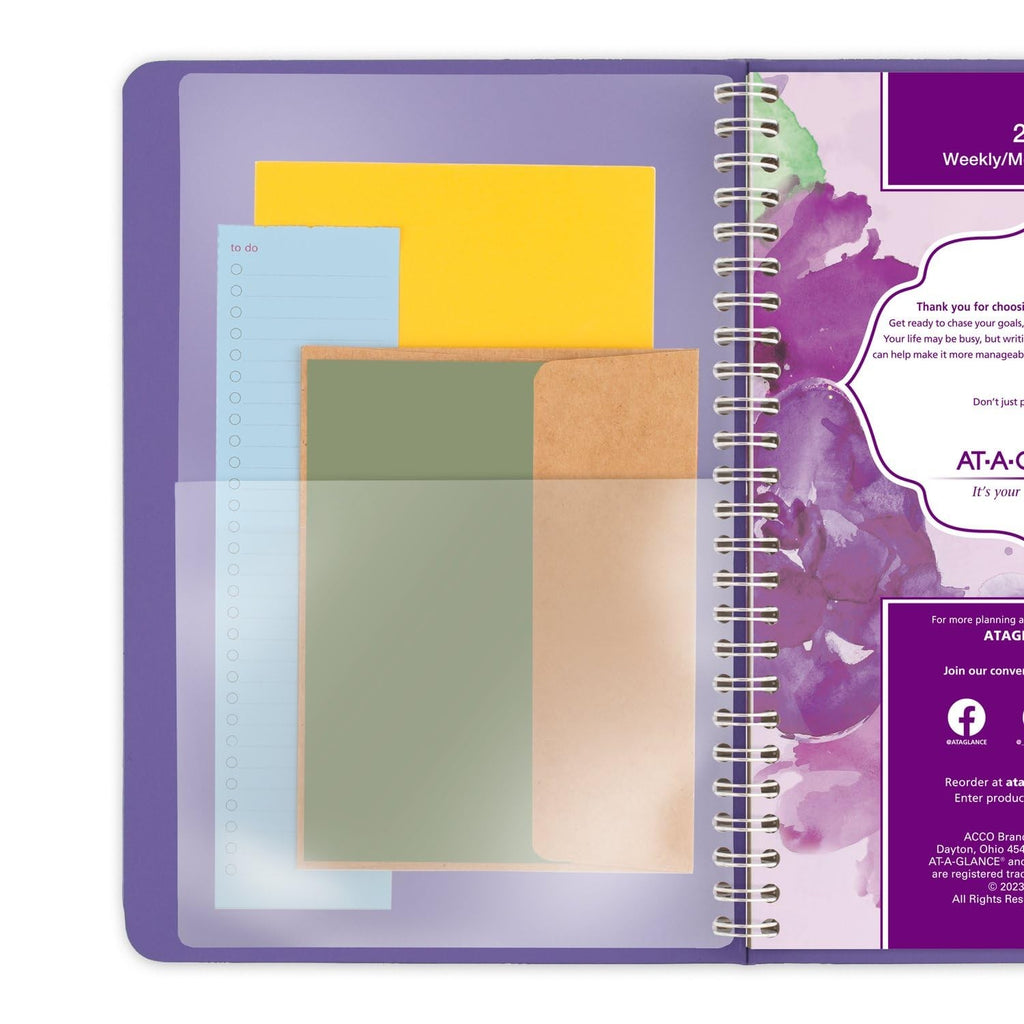 AT-A-GLANCE 2025 Appointment Book Planner, Weekly & Monthly, 5-1/2" x 8-1/2",