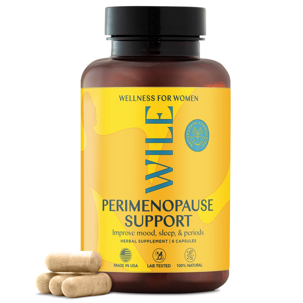 WILE Menopause and Perimenopause Supplements for Women with Ashwagandha -