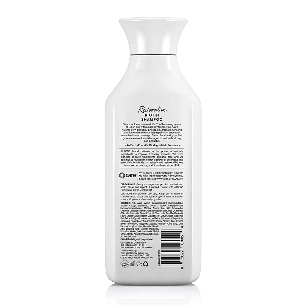 Jason Restorative Biotin Shampoo, 16 Fl Oz