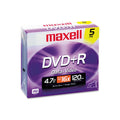 Maxell 639002 DVD+R Data & Video 5 Count