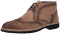 Marc Joseph New York Men's Leather Luxury Ankle Boot with Wingtip Detail, Jeans