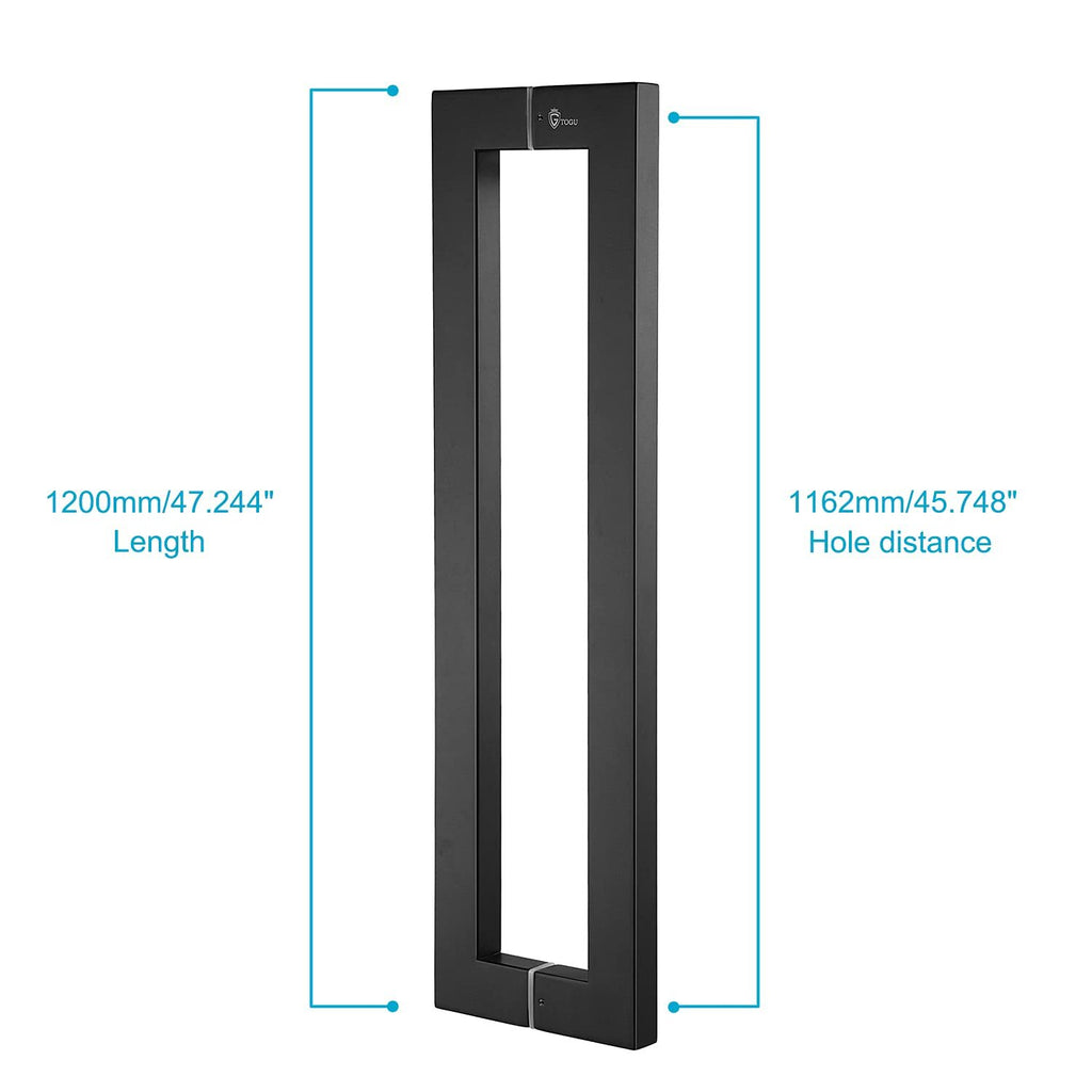 TOGU TG-6013 1200mm/48 inches Square/Rectangle Shape Stainless Steel Push Pul...