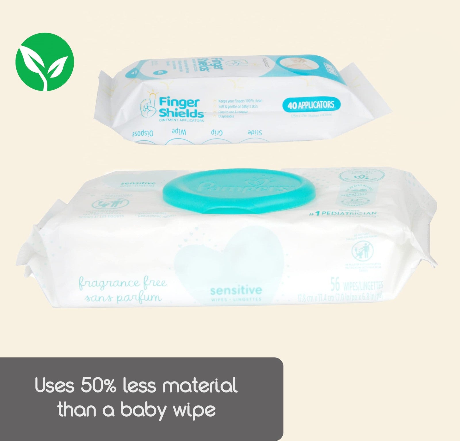 Baby Brezza Finger Shields - Mess Free Diaper Rash Cream Applicator – Keeps