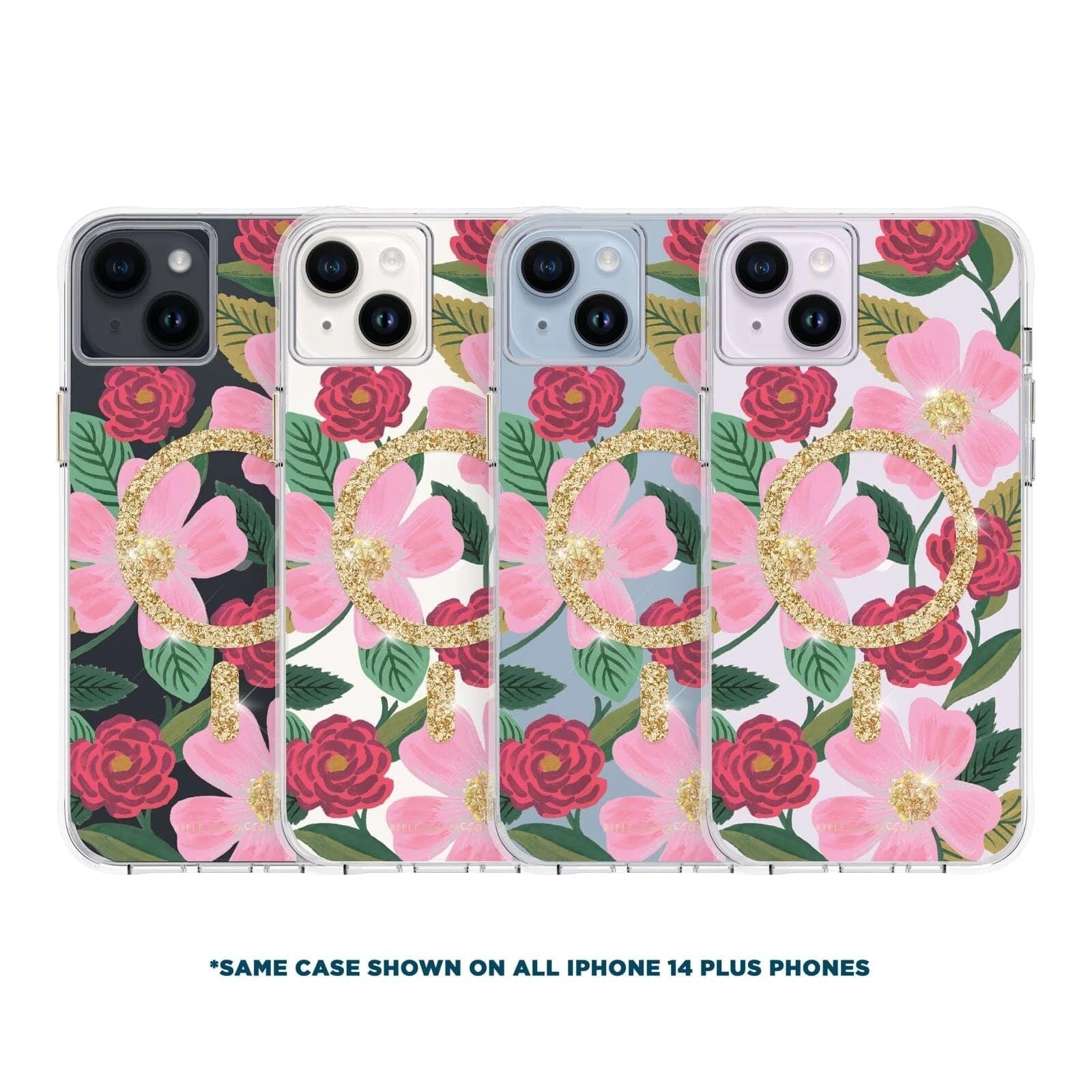 Case-Mate Rifle Paper Co iPhone 15 Plus / 14 Plus 6.7"" Case [Compatible with