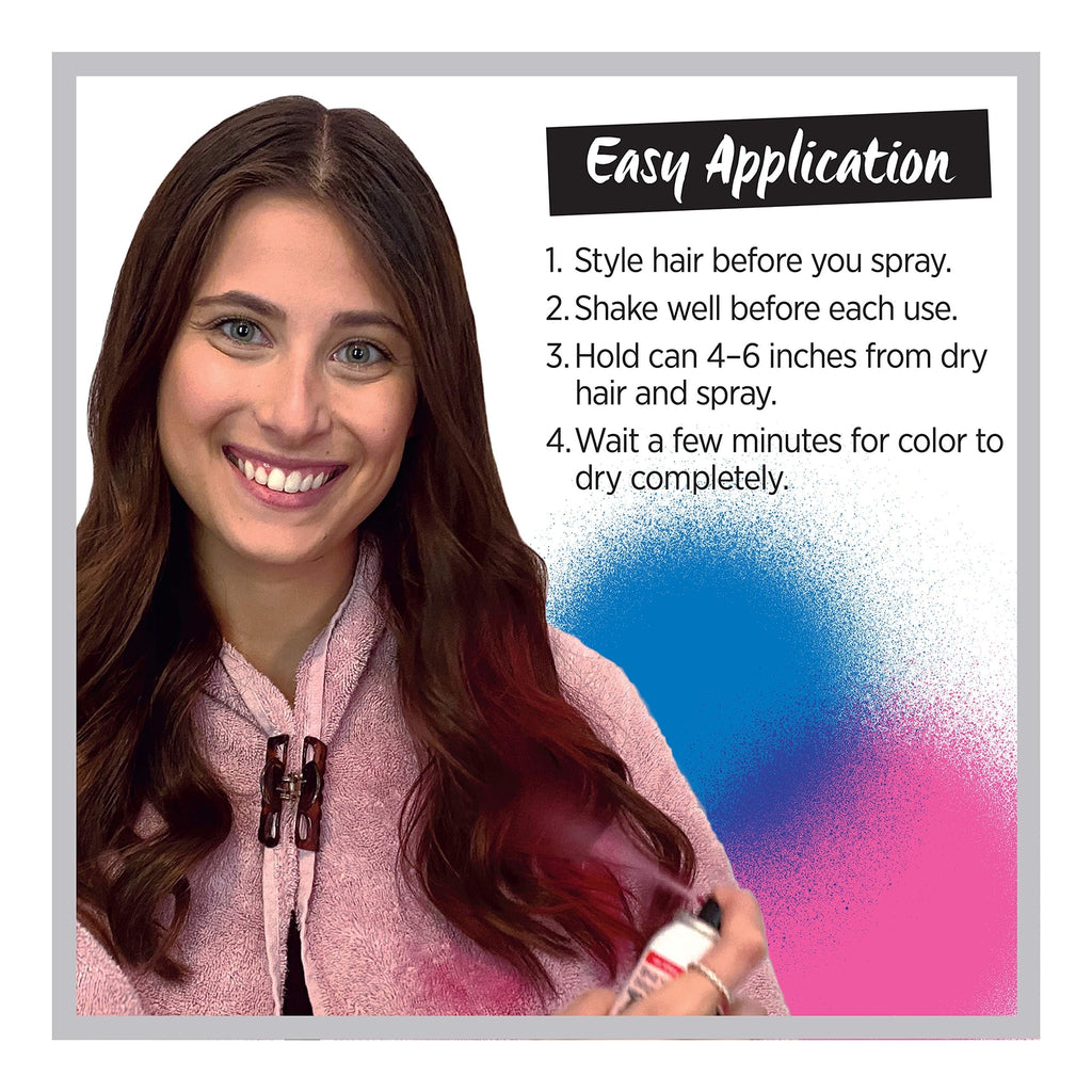 L'Oreal Paris Colorista 1-Day Washable Temporary Hair Color Spray, Rose Gold