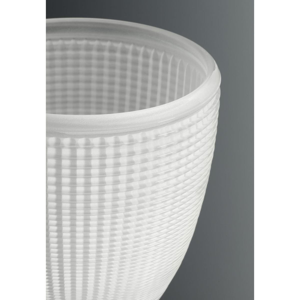 Lucky Collection 2-Light Frosted Prismatic Glass Coastal Bath Vanity Light