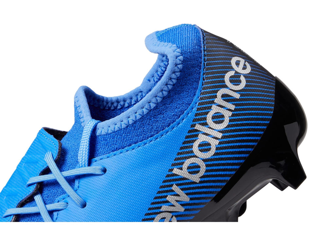 New Balance Unisex Furon V7 Dispatch FG Soccer Shoe, Bright Lapis/Black/Silver,