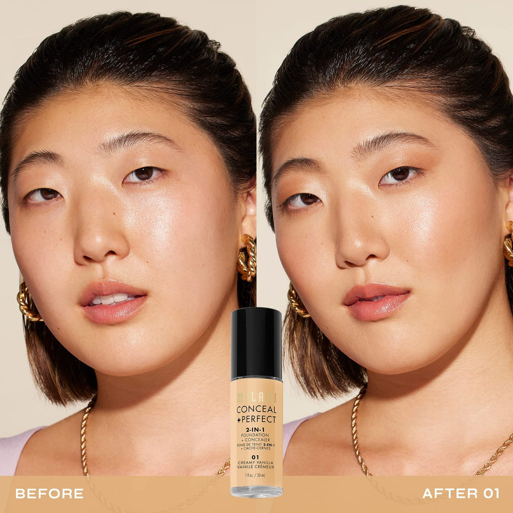 Milani Conceal + Perfect 2-in-1 Foundation + Concealer for a Flawless