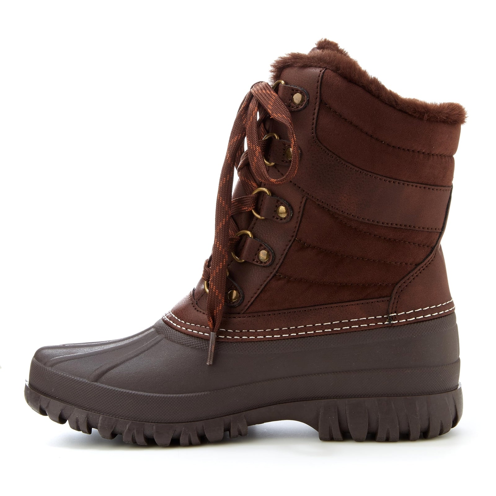 Jambu Women's Casey Waterproof Mid Calf Boot, Brown, 6