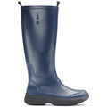 BASS OUTDOOR Women's Field Rainboot Ankle Boot, Dress Blue, 8