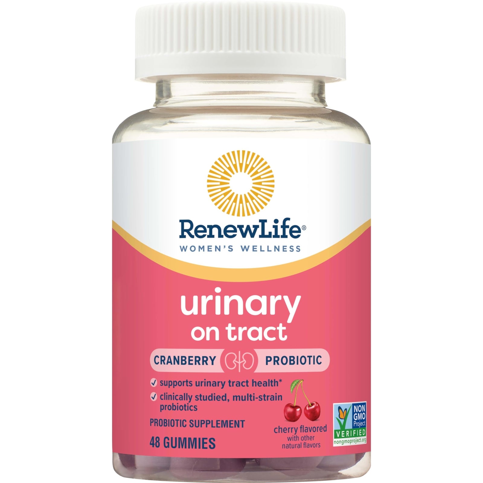 Renew Life Women's Wellness Probiotic Gummies, Probiotic Supplement for Urinary