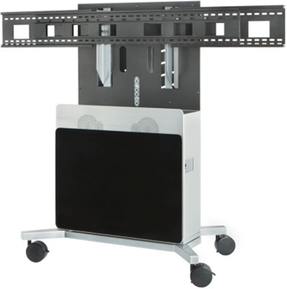 Avteq ELT-2100 Large Format Display Cart Dual Displays 75" 400 lb Capacity Rack