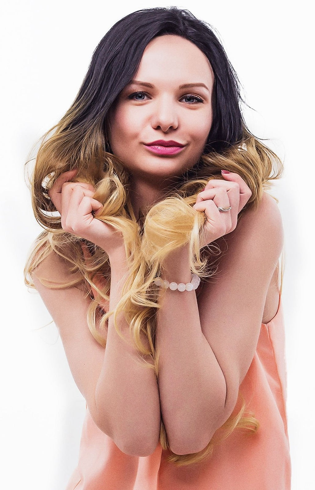 Long Blonde Wig,30" Natural Lace frontal Curly Heat Resistant Wig,Replacement