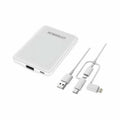 OtterBox Mobile Charging Kit 5000 mAh with 3-IN-1 Cable - White 78-80836
