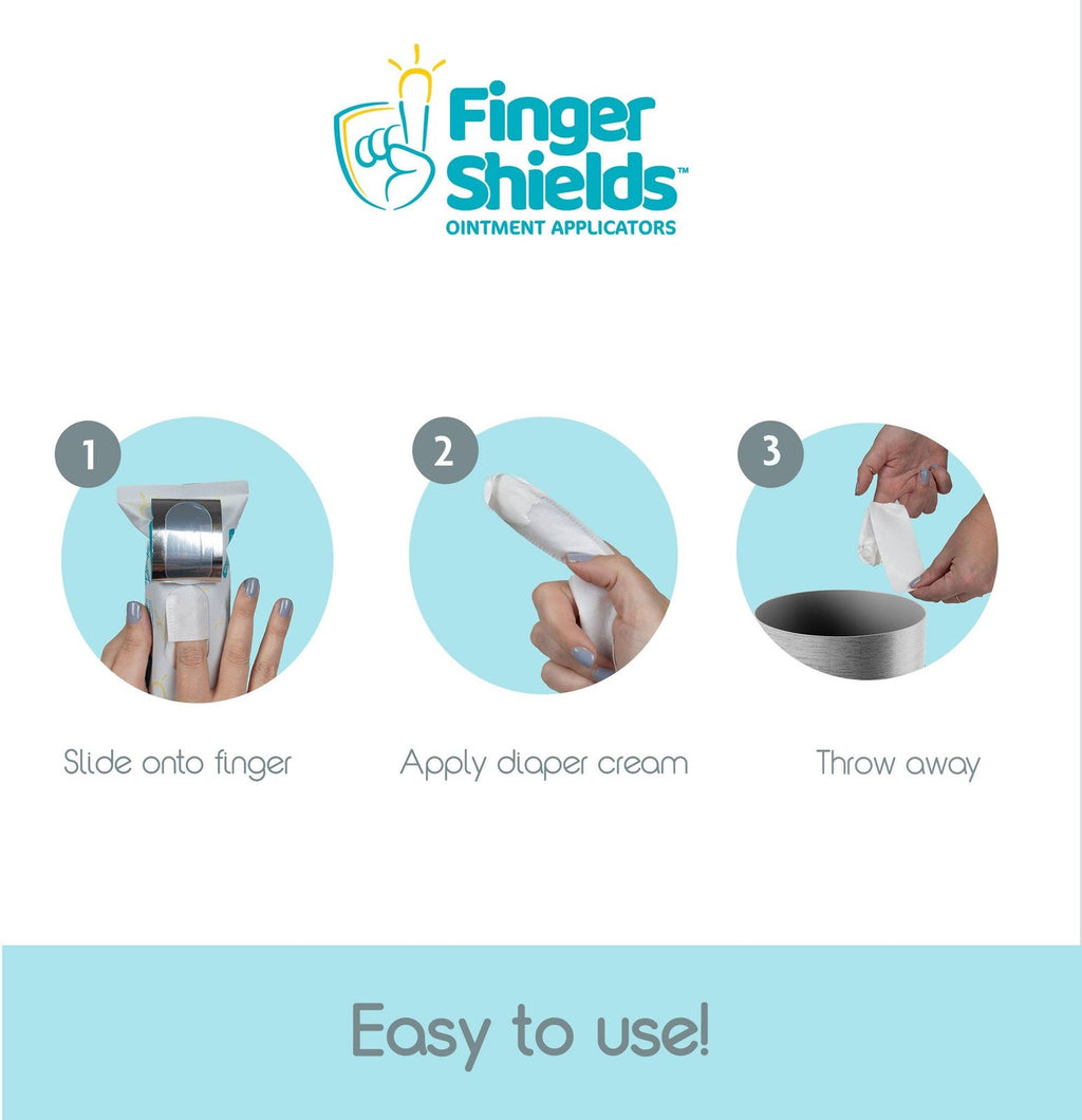 Baby Brezza Finger Shields - Mess Free Diaper Rash Cream Applicator – Keeps
