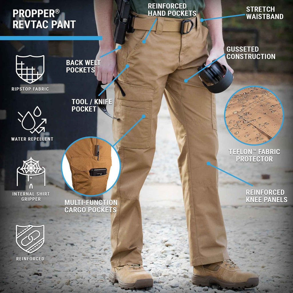 Propper Women's Standard F5203 RevTac Pants, Khaki, 2 Long