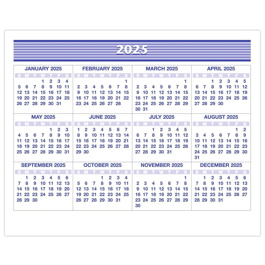 AT-A-GLANCE 2025 Desk Calendar Refill, Weekly, 6" x 7", Flip-A-Week (SW705X5025)