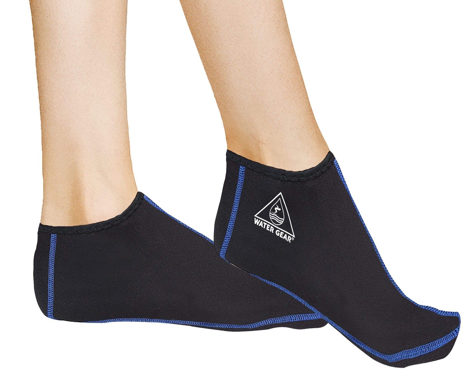 Water Gear Fin Socks, Large (Blue Stitching)