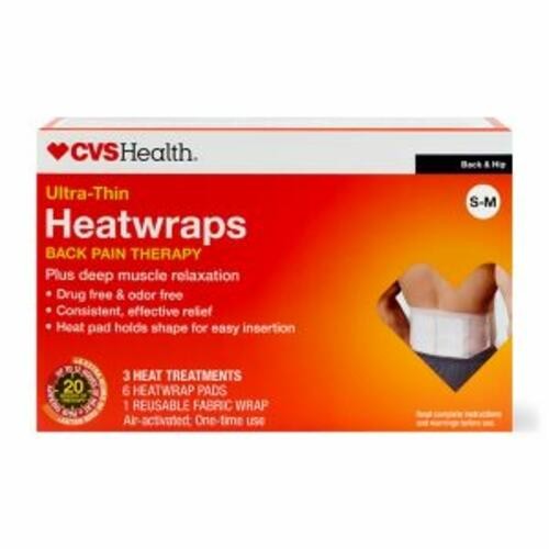 CVS Health Back & Hip Heatwraps, 3 CT, S/M
