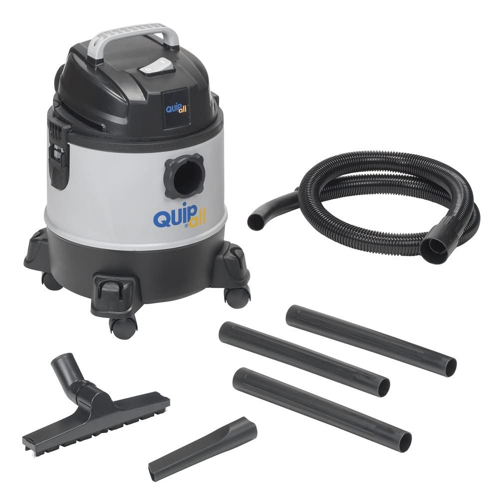 Quipall EC813-1000 1000-Watt 3.2 Gallon Plastic Tank Wet/Dry Vacuum