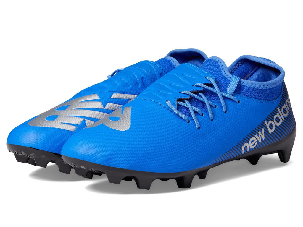 New Balance Unisex Furon V7 Dispatch FG Soccer Shoe, Bright Lapis/Black/Silver,