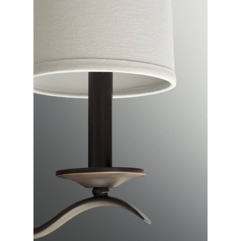Progress Lighting P3939-09 Inspire Collection 2-Light Semi-Flushmount, Brushed
