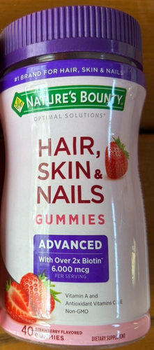 Nature's Bounty Optimal Solutions Advanced, 40 Strawberry Gummies