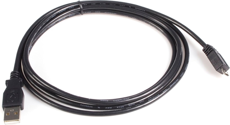 10 Ft. (3 M) USB to Micro USB Cable - USB 2.0 a to Micro B - Black - Micro USB C