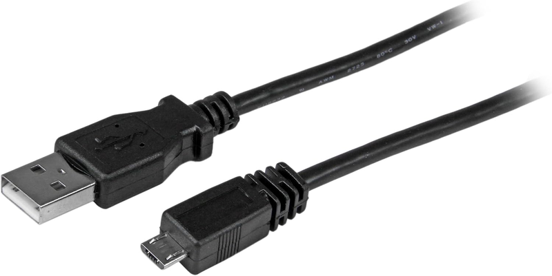 10 Ft. (3 M) USB to Micro USB Cable - USB 2.0 a to Micro B - Black - Micro USB C