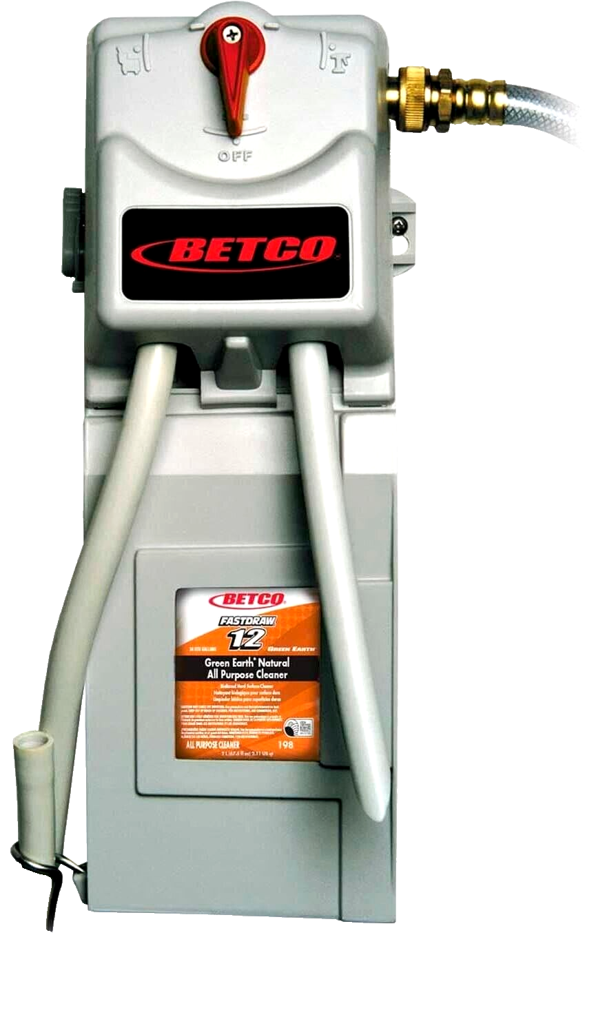 Betco FASTDRAW 1 Action Gap Chemical Management Dispenser 91043-00 bucket bottle