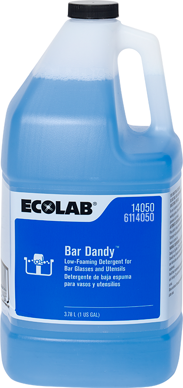 Ecolab Bar Dandy Bar Glass Detergent, Pack Of 4