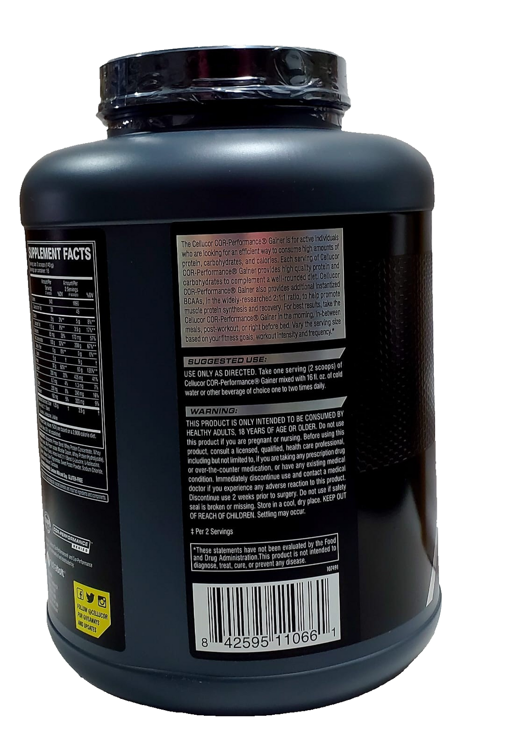 Cellucor COR-Performance Protein Powder Molten Vanilla 5lb. | 100% Gluten Free