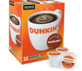 Dunkin' Hazelnut Flavored Coffee, 22 Keurig K-Cup Pods