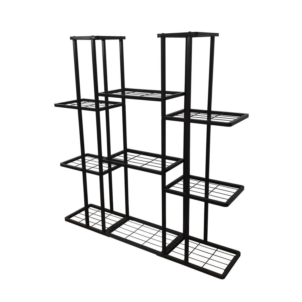 MTB Garden 4 Tier 11 Potted Metal Large Plant Stand for Indoor Outdoor Flower