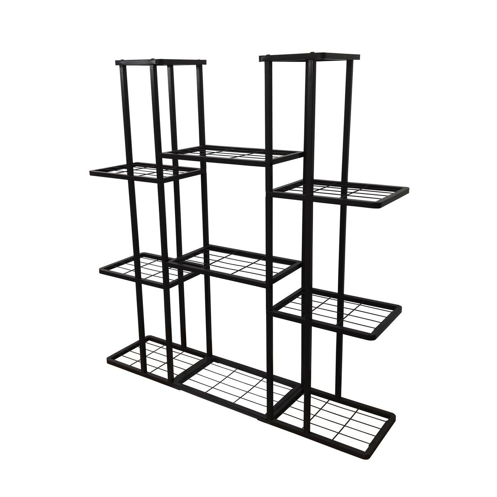 MTB Garden 4 Tier 11 Potted Metal Large Plant Stand for Indoor Outdoor Flower