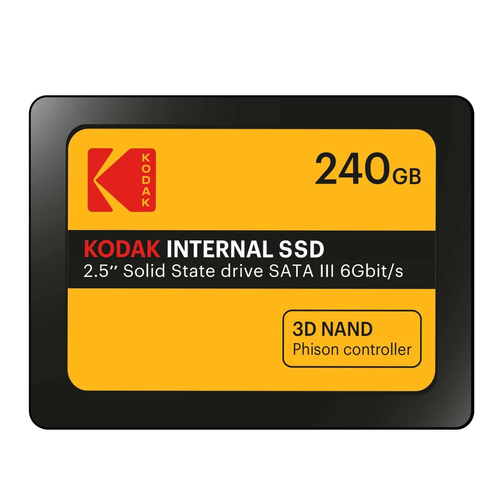 KODAK Internal SSD X150, Yellow, 240GB