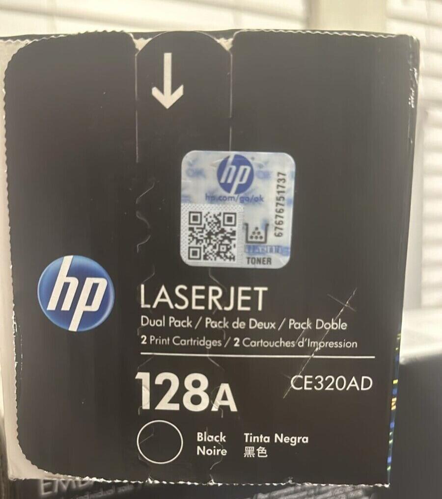 Original HP 128A Black CE320AD LaserJet Toner Cartridge (1)