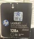 Original HP 128A Black CE320AD LaserJet Toner Cartridge (1)