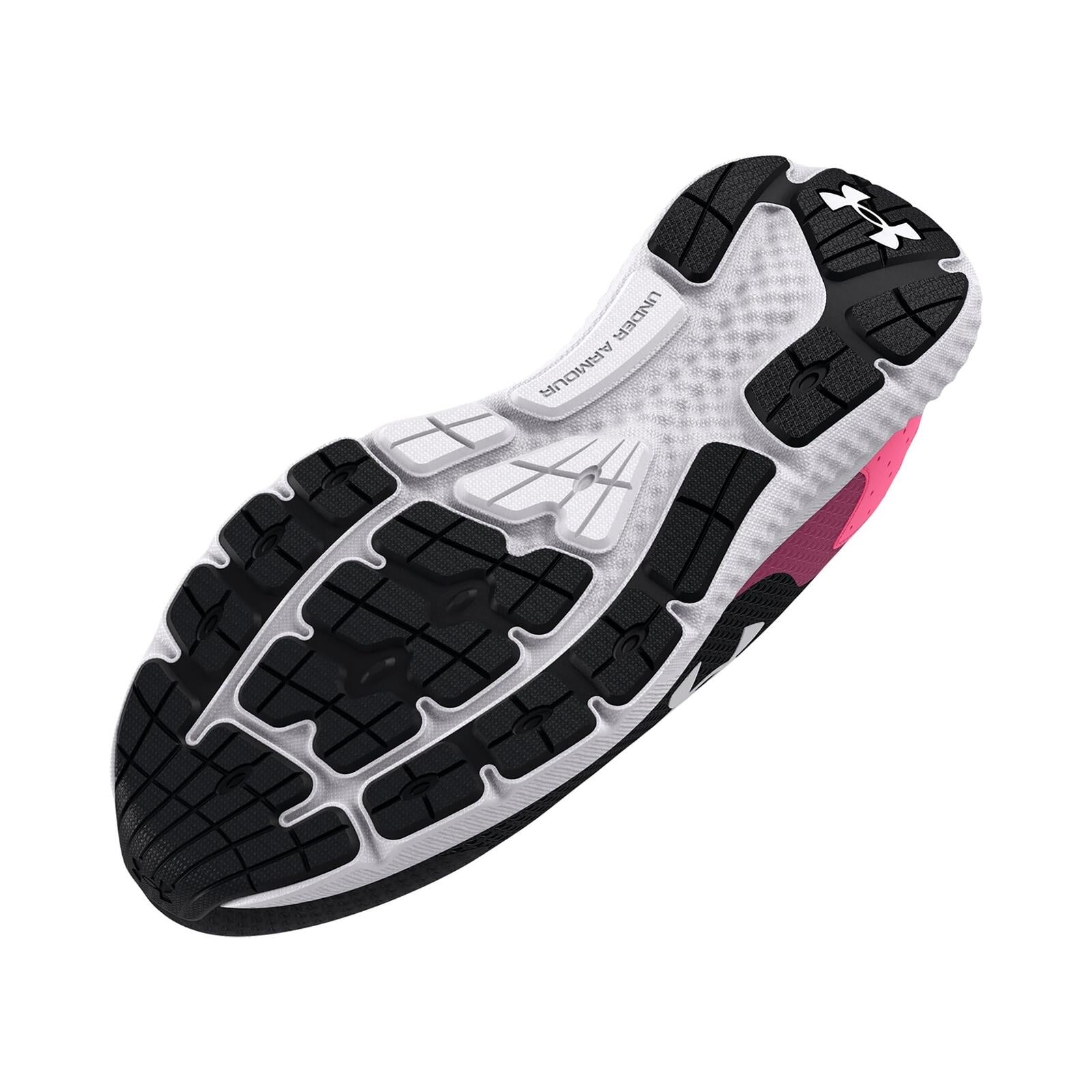 Under Armour Women's Charged Rogue 3, (004) Black/Pink Punk/White, 9.5