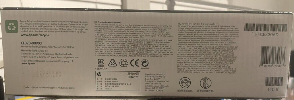 Original HP 128A Black CE320AD LaserJet Toner Cartridge (1)