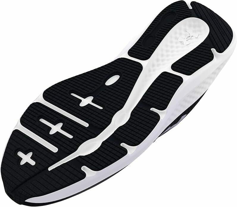 Under Armour Women's Charged Pursuit 3, Black/White, 10 Medium US