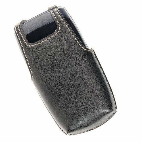 Technocel Fitted Leather Case with Clip for Samsung A137 - Black